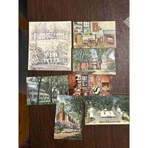 Lot of Williamsburg VA Vintage Postcards